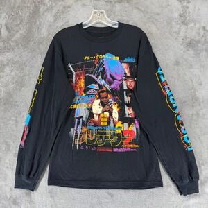 Rucking Fotten T-Shirt Mens Medium Predator 2 Movie Graphic Black EUC